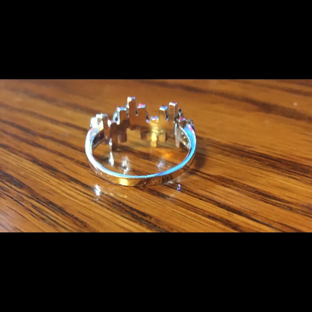American made silver women's ring size 9 - Picture 4 of 5